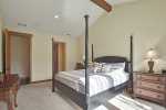Comfortable king size bed and ensuite bathroom